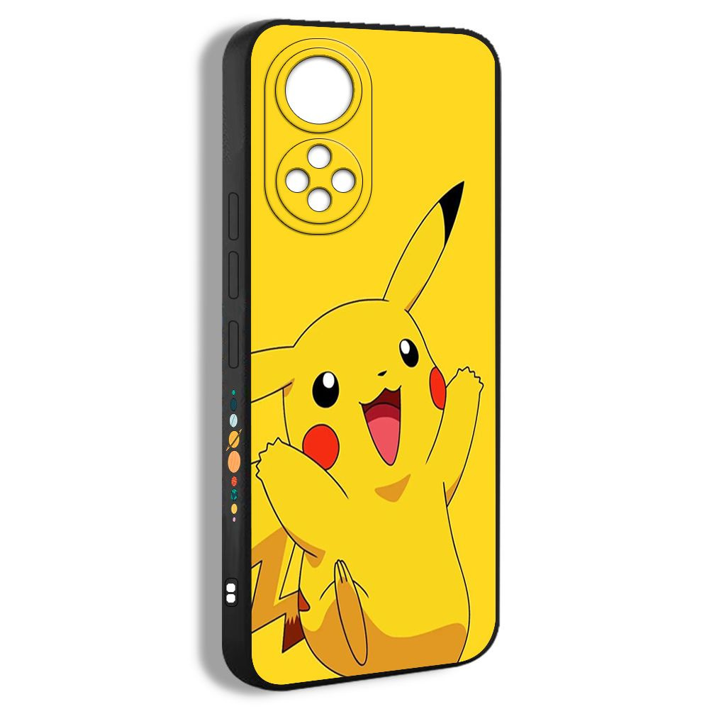 Силиконовый чехол на Honor 50 pikachu pokemon покемон пикачу милый желтый -  купить с доставкой по выгодным ценам в интернет-магазине OZON (1274056732)