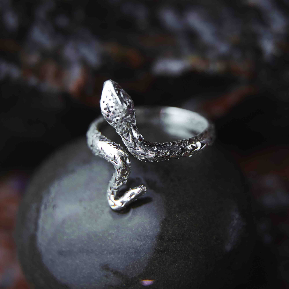 Nepal-Art Кольцо серебряное "Змейка" - 2 - купить с доставкой по ...