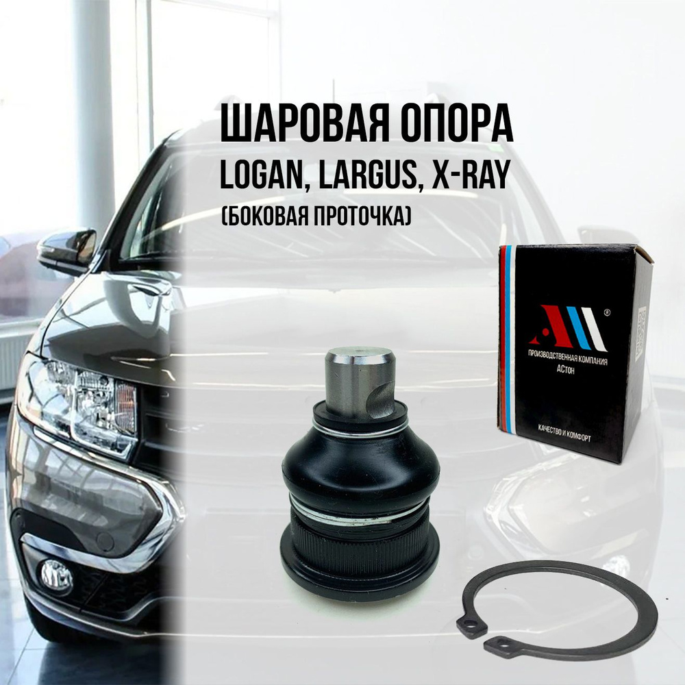 Шаровая опора Ларгус 401602523r бок.прот АС - купить по доступным ценам в  интернет-магазине OZON (1282255894)