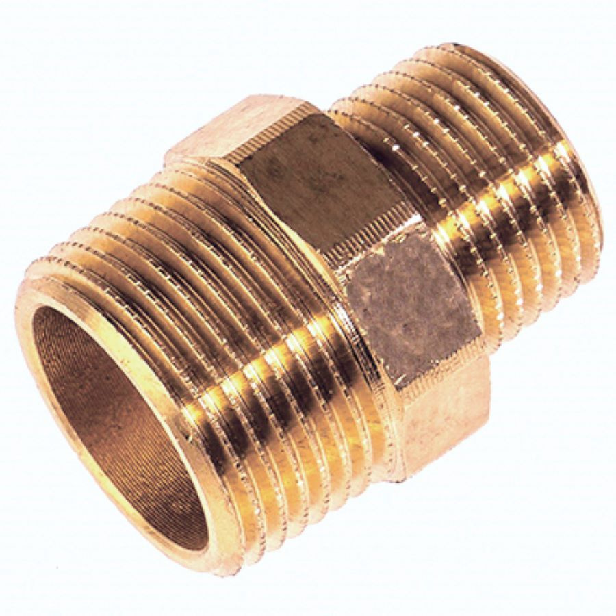 Ниппель переходной Viega 3/4 НР(ш) х 1/2 НР(ш) бронза, ут67883/4х1/2 ...