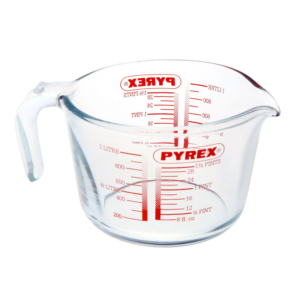 Емкость мерная Pyrex, 1000 мл, Стекло, прозрачный купить по низкой цене ...