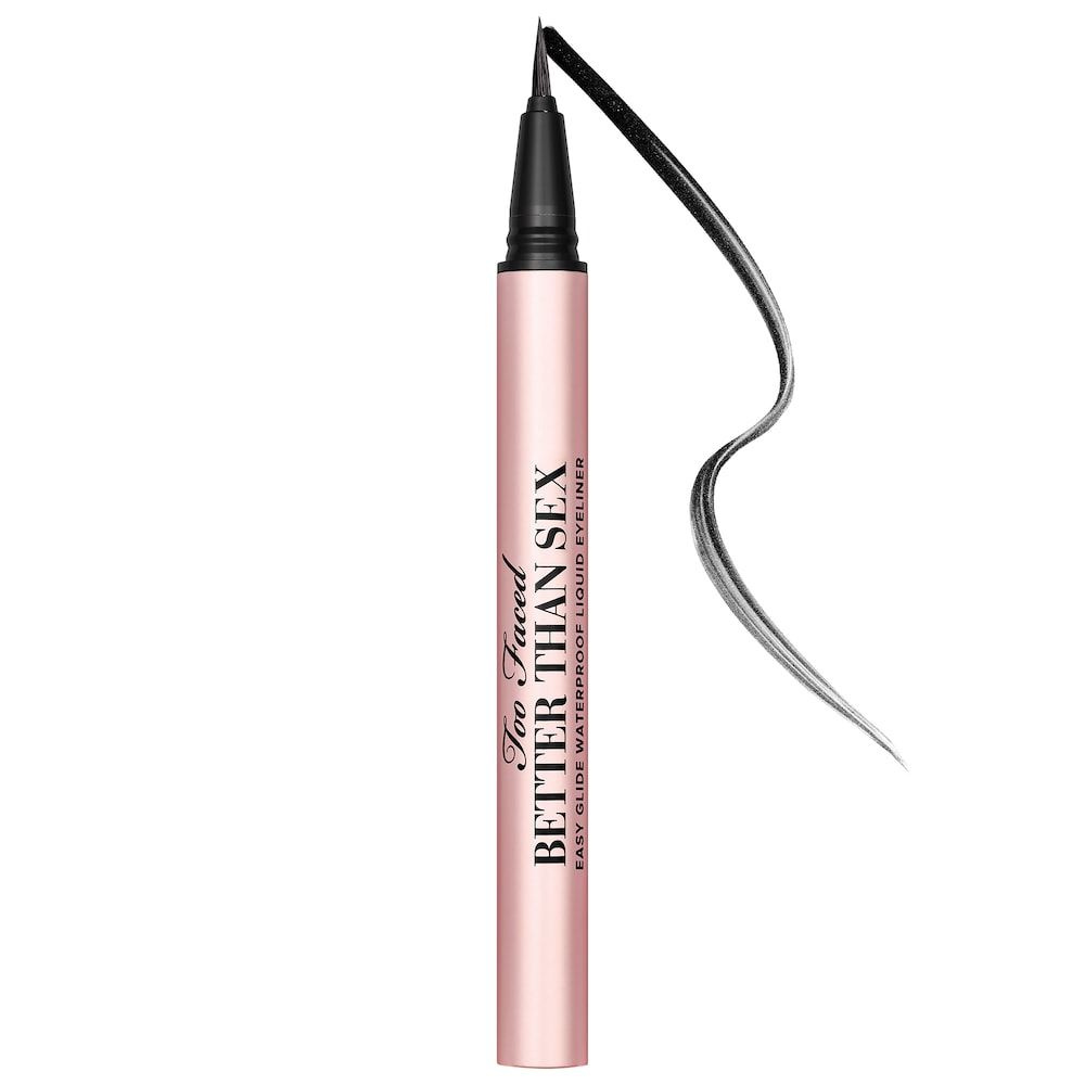 Too Faced жидкая подводка для глаз Better Than Sex Easy Glide Waterproof  Liquid Eyeliner 0.6ml - купить с доставкой по выгодным ценам в  интернет-магазине OZON (1298326409)