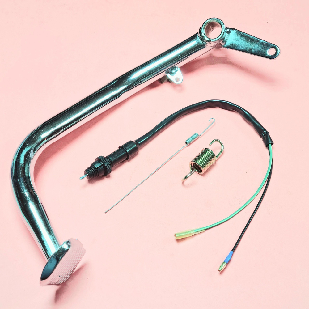 Педаль заднего тормоза+ Датчик стоп-сигнала (лягушка)+ Пружина датчика ...