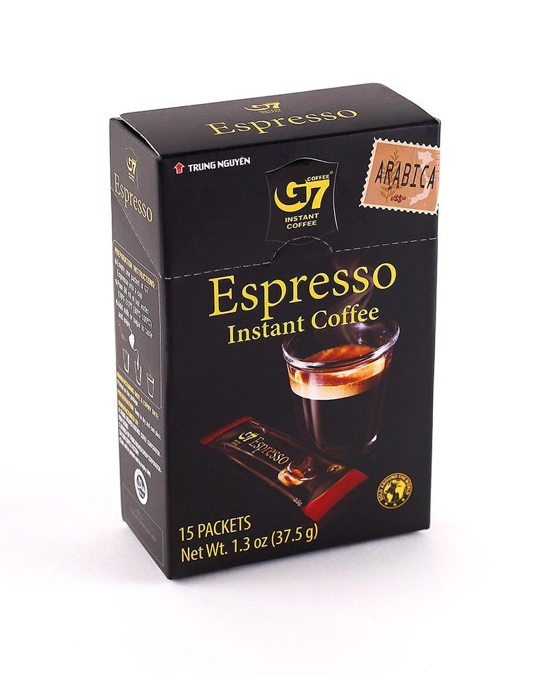 Вьетнамский растворимый черный кофе Espresso (Эспрессо) Trung Nguyen G7, 15пак  #1