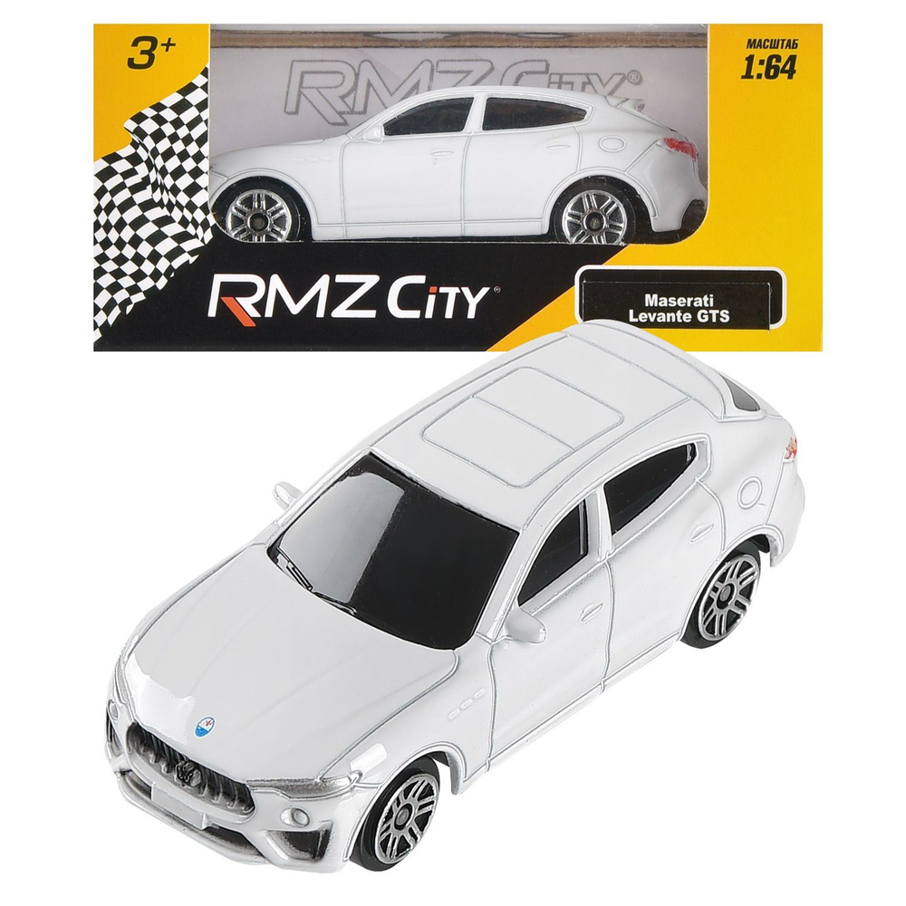 Машинка металлическая Uni-Fortune RMZ City 1:64 Maserati Levante GTS 2019  (цвет белый) - купить с доставкой по выгодным ценам в интернет-магазине  OZON (1312383682)