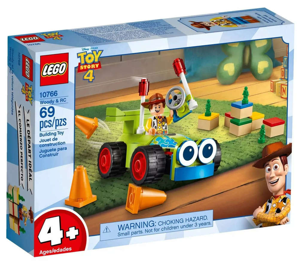 Конструктор LEGO Toy Story 10766 Вуди на автомобиле - купить с доставкой по  выгодным ценам в интернет-магазине OZON (281765998)