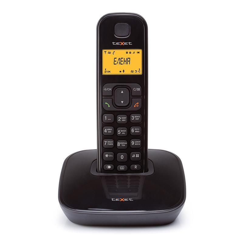 Радиотелефон TeXet TX-D6705A черный - купить с доставкой по выгодным ...
