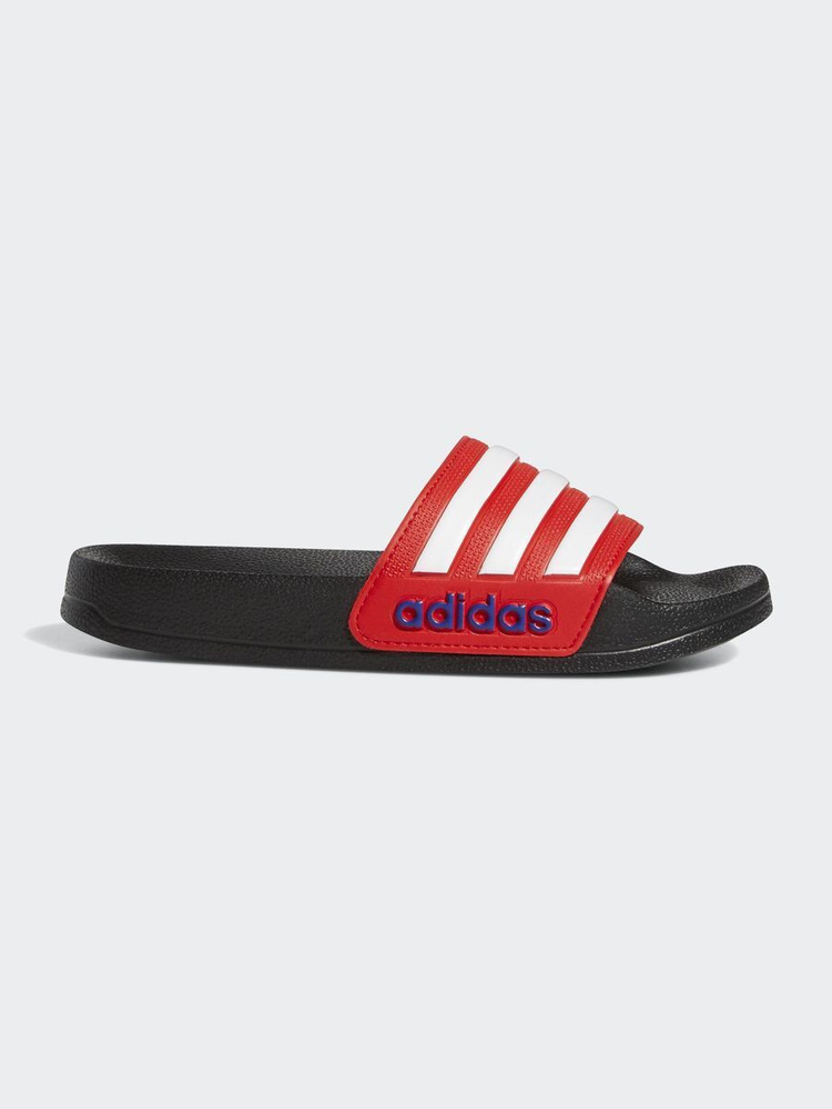 Red adidas discount slides near me