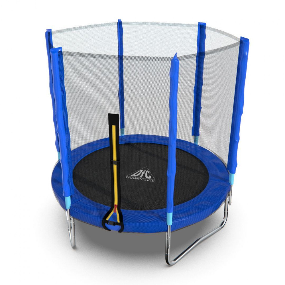 Батут DFC Trampoline Fitness 6ft наружн.сетка, синий (183см) 6FT-TR-B #1