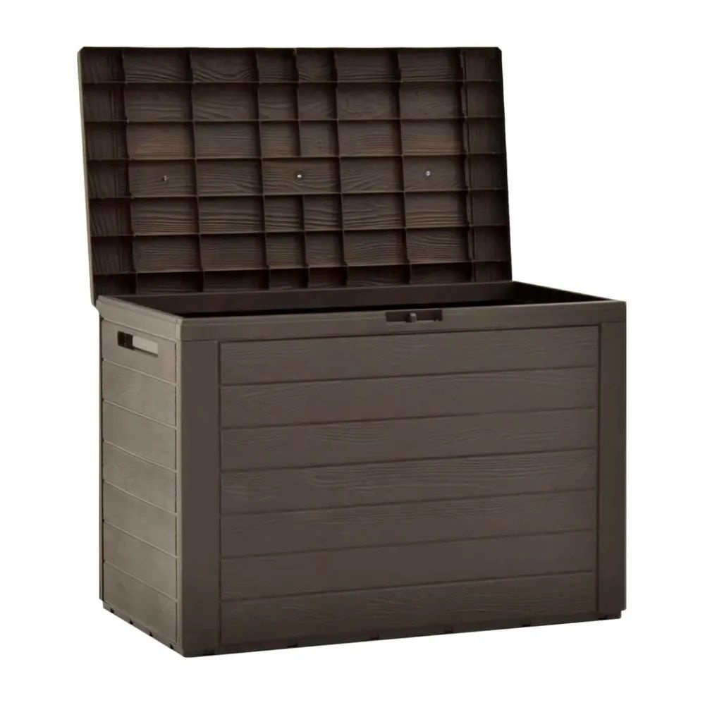 Ящик садовый уличный Prosperplast Woodebox MBWL190-440U 190л, 78х43,8х55 см., венге, сундук для хранения #1