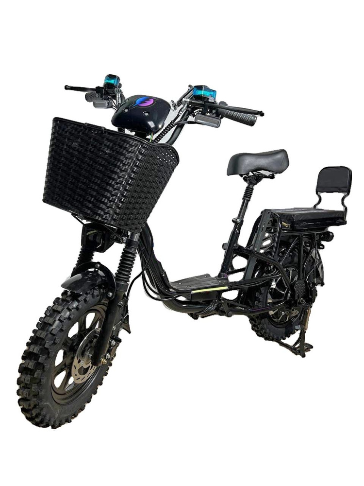 Dimax Электровелосипед MONSTER BLAK PRO на зимней резине без АКБ ...