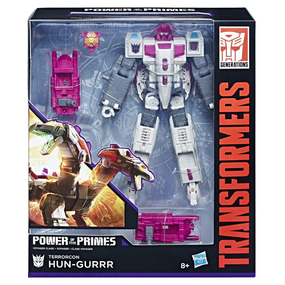 Трансформеры игрушки Hasbro Transformers Generations Power of the Primes Voyager Class Terrorcon Hun-Gurrr #1