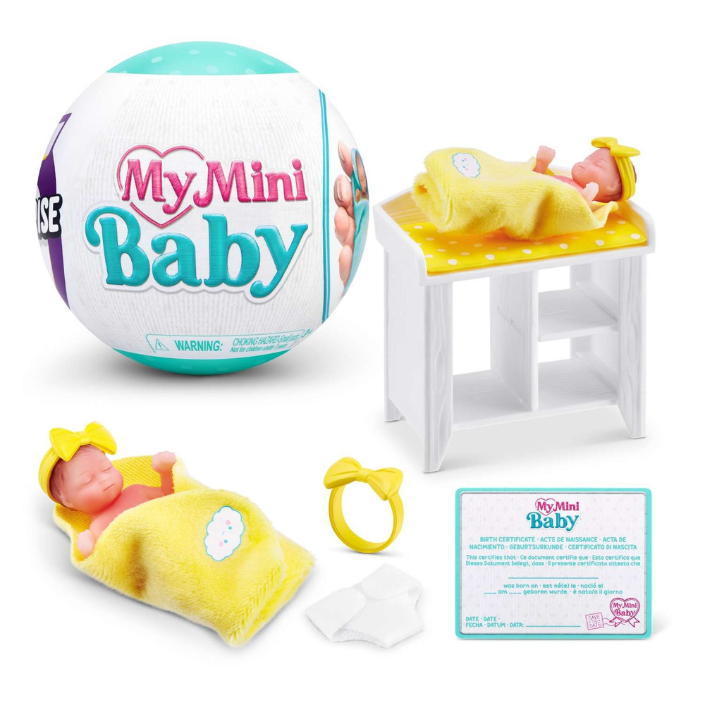 Шар-сюрприз Zuru 5 surprise My mini baby в непрозрачной упаковке (малыши) -  купить с доставкой по выгодным ценам в интернет-магазине OZON (1337467492)