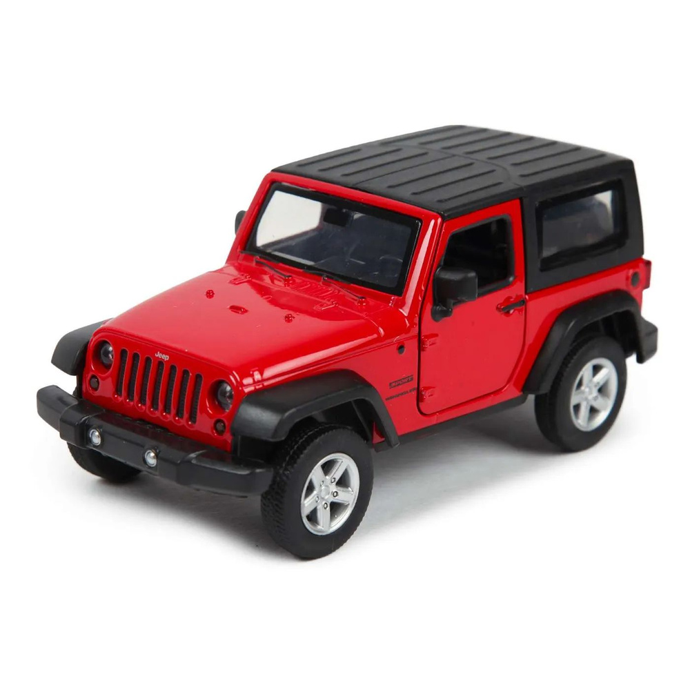 Машина MSZ 1:32 Jeep Wrangler Красная 32331 - купить с доставкой по  выгодным ценам в интернет-магазине OZON (1347200492)