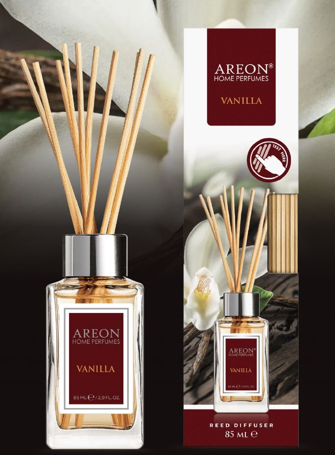 Ароматизатор для дома AREON Home Perfume Sticks 85 ml Vanilla (диффузор с деревянными палочками)  #1