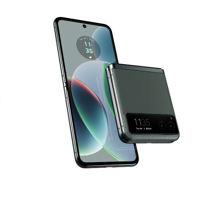 Motorola Смартфон Razr 40 (RAZR 40) 8/256 ГБ, Nano-SIM, eSIM, зеленый #1