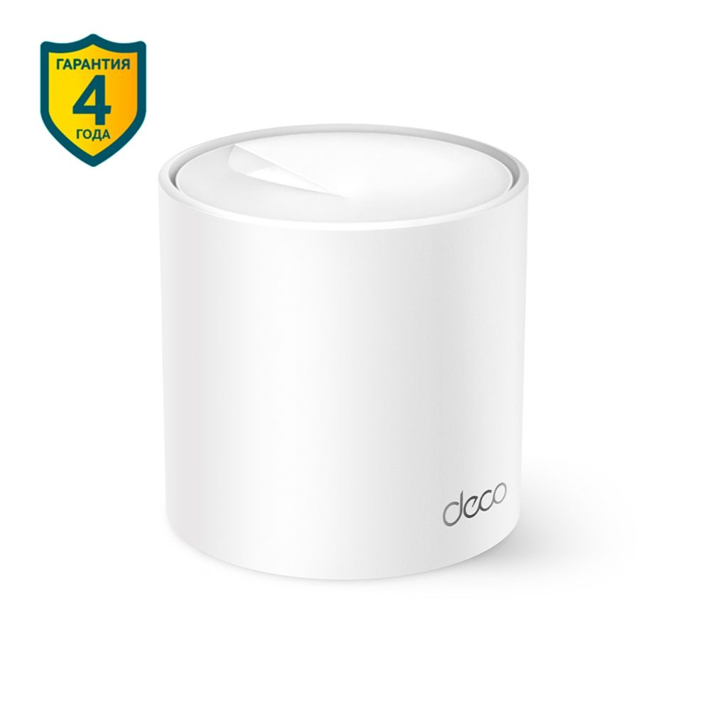 Wi-Fi Mesh система TP-Link Deco X10 (1-pack), роутер или точка доступа  интернет Wi-Fi 6 до 1201 Мбит/с MU-MIMO, 2,4 ГГц 5 ГГц