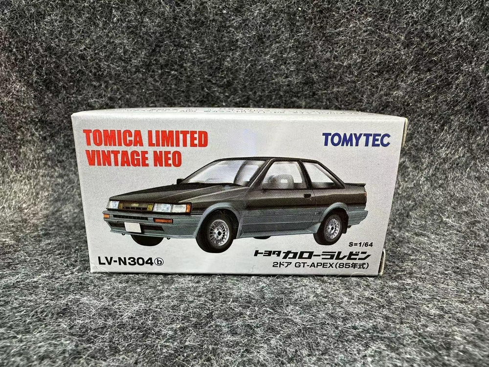 Машинка TOMYTEC TOMICA TLV 1/64 LV-N304b Toyota Corolla Levin AE86 GT-APEX 202312 Die-cast Alloy Car #1