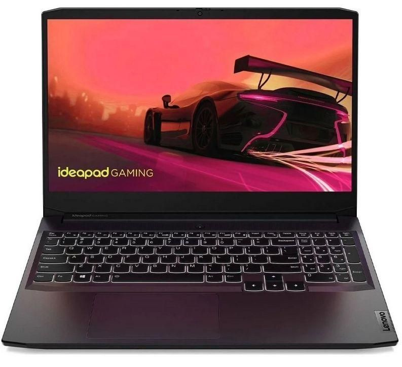 ноутбук lenovo ideapad gaming 3 15ach6 (82k2022uin) черный