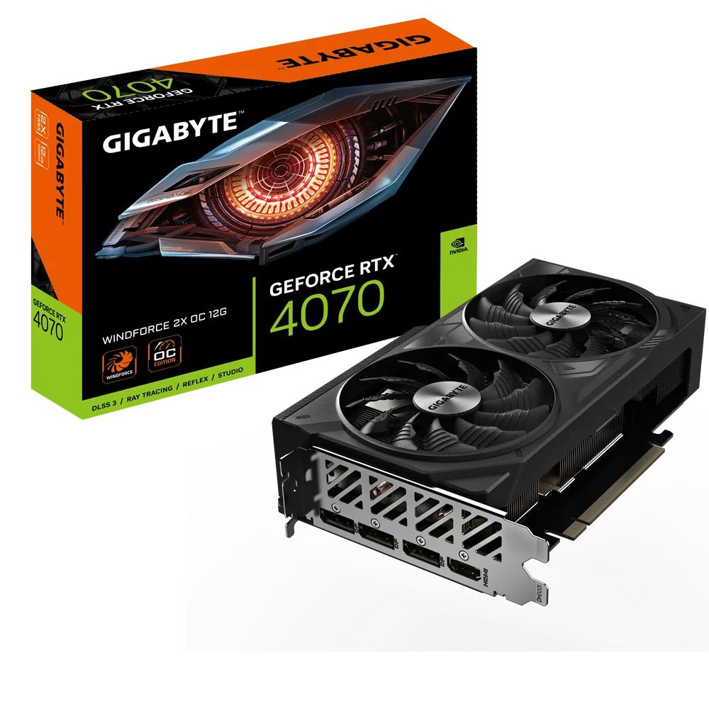 Видеокарта Gigabyte GeForce RTX 4070, 12 ГБ - купить по низким ценам в  интернет-магазине OZON (1377910712)