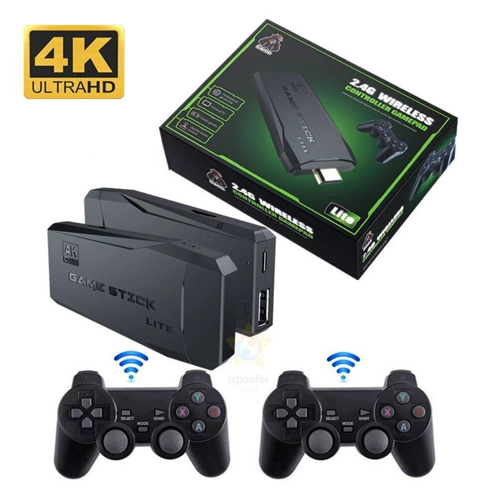 Игровая консоль 2.4g wireless controller gamepad 10000 встроенных игр,  память 64 Гб - купить с доставкой по выгодным ценам в интернет-магазине  OZON (1384285242)