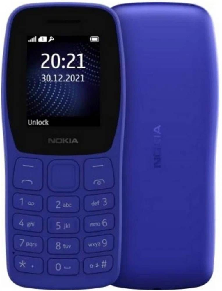 Мобильный телефон Nokia 105 Dual sim B, синий - купить по выгодной цене ...