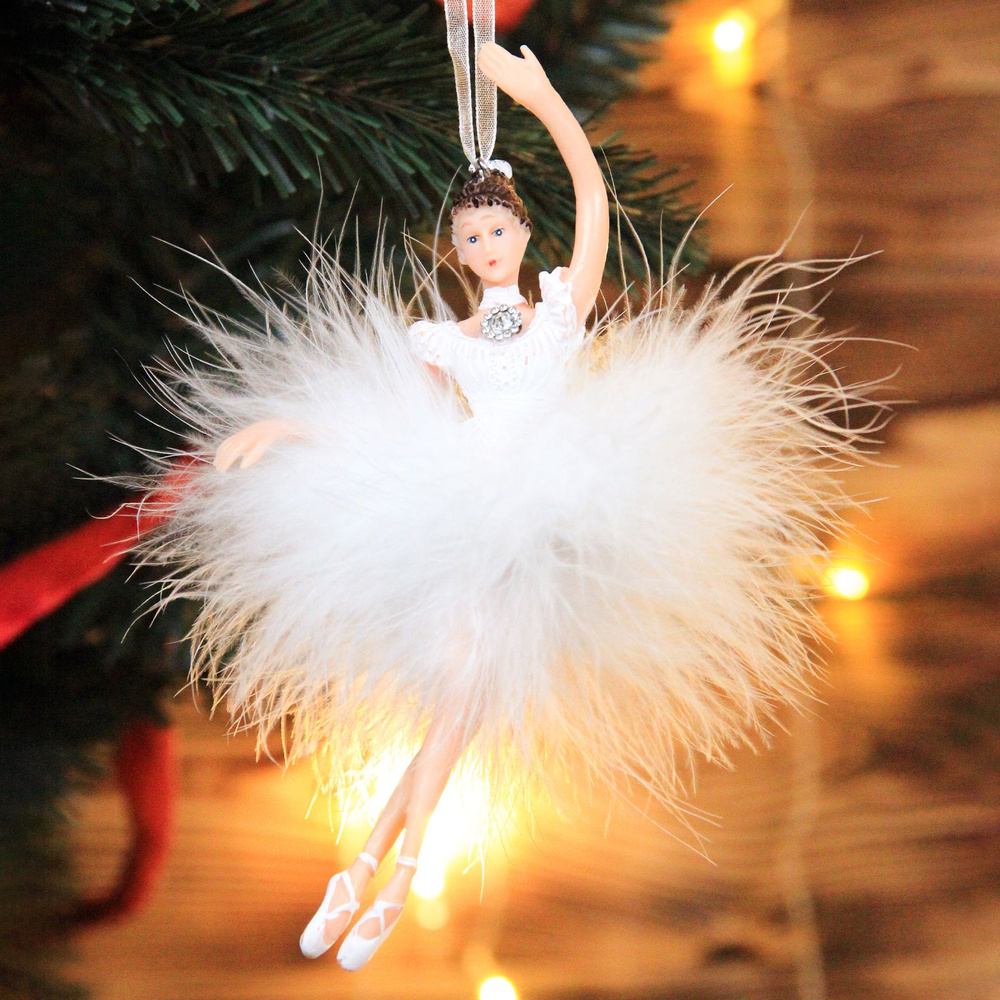 Новогодняя игрушка на елку Балерина, 17 см #1