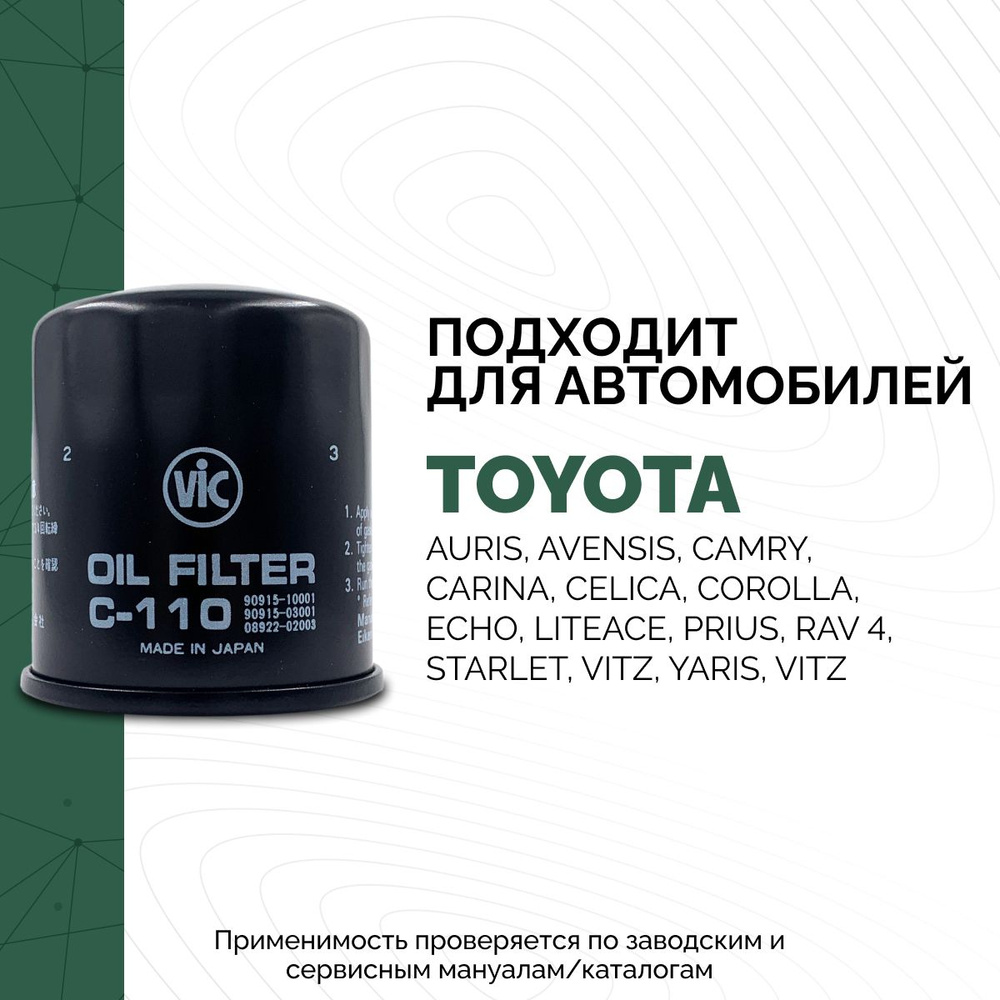 Фильтр масляный Vic VIC_OilFilter - купить по выгодным ценам в интернет ...