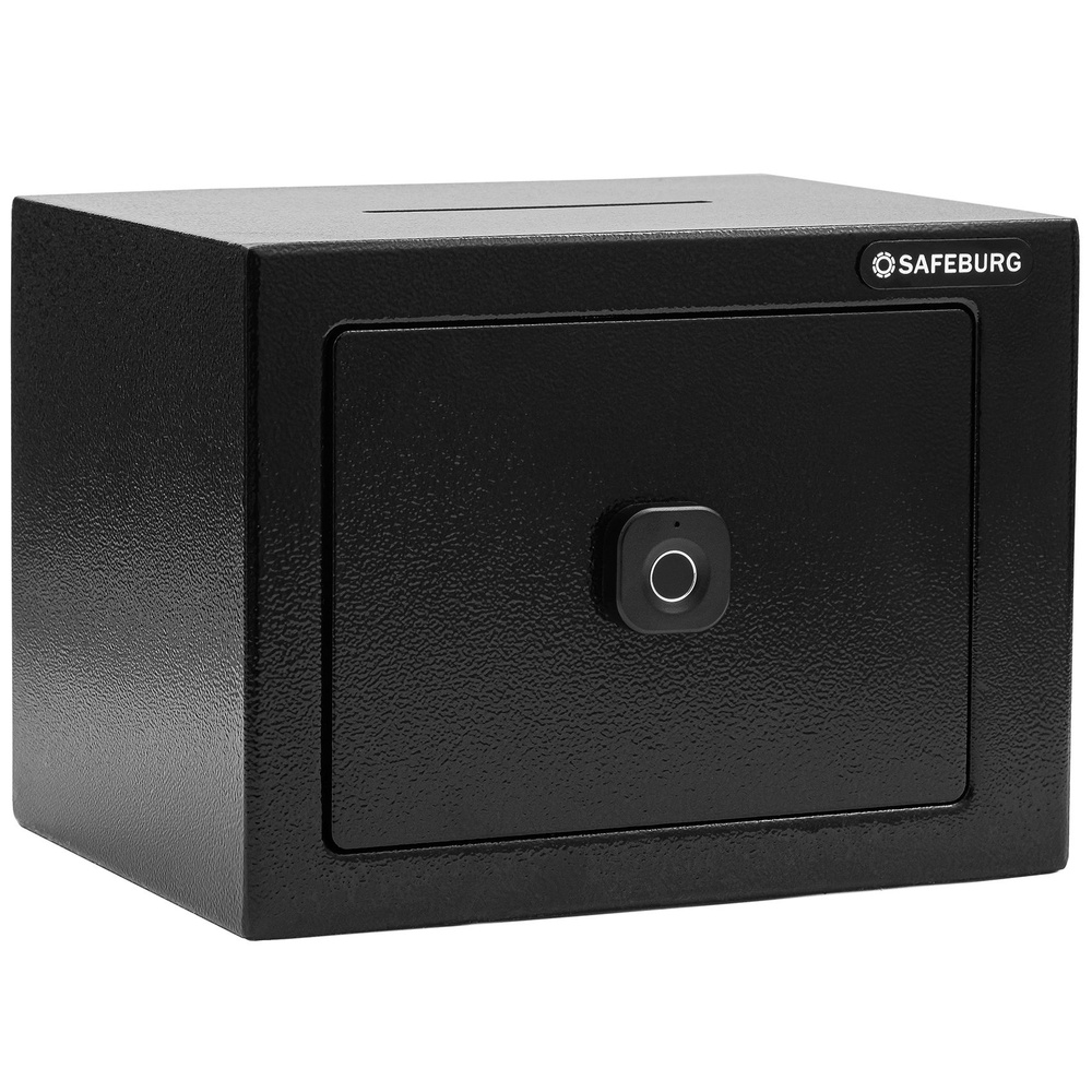 Копилка сейф для денег и документов SAFEBURG SB-170DF BLACK с ...