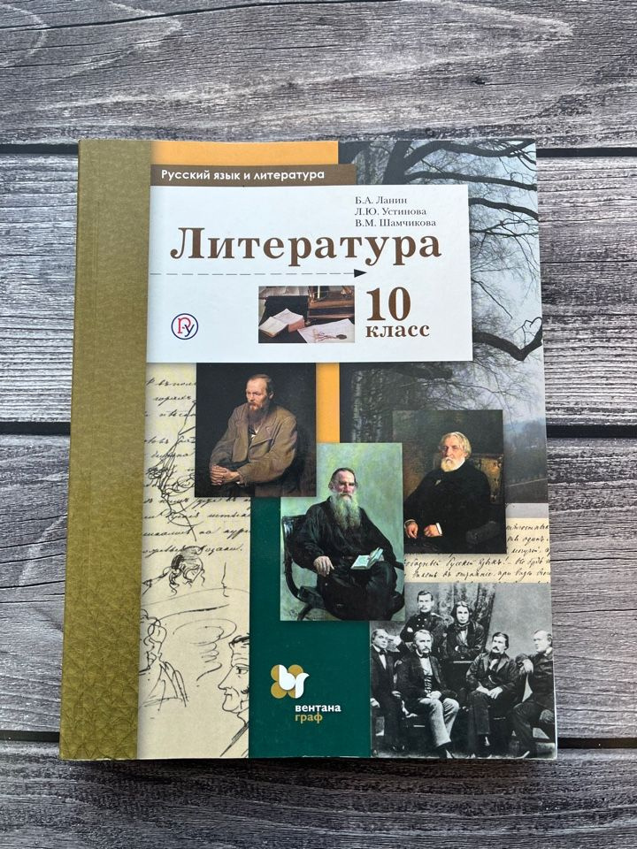 Литература 10 класс. Учебник. Базовый и углубленный уровни. ФГОС. УМК ...