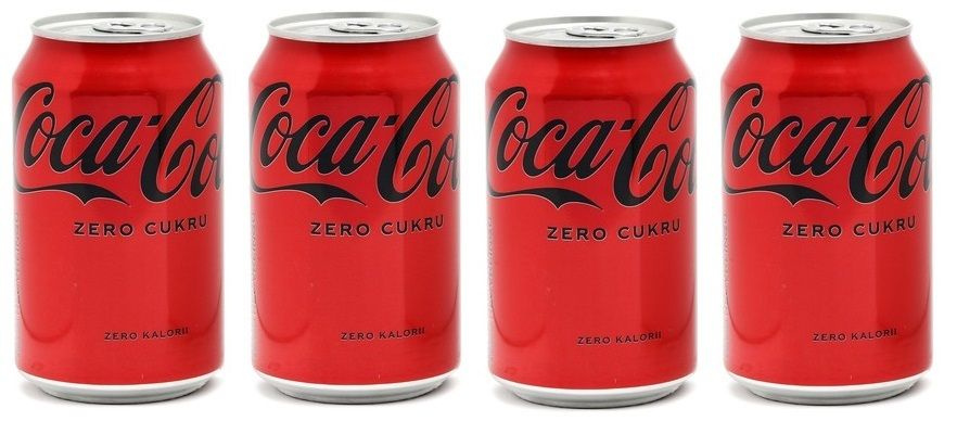 Газированный напиток Coca-cola Zero / Кока Кола Зеро толстая банка ...