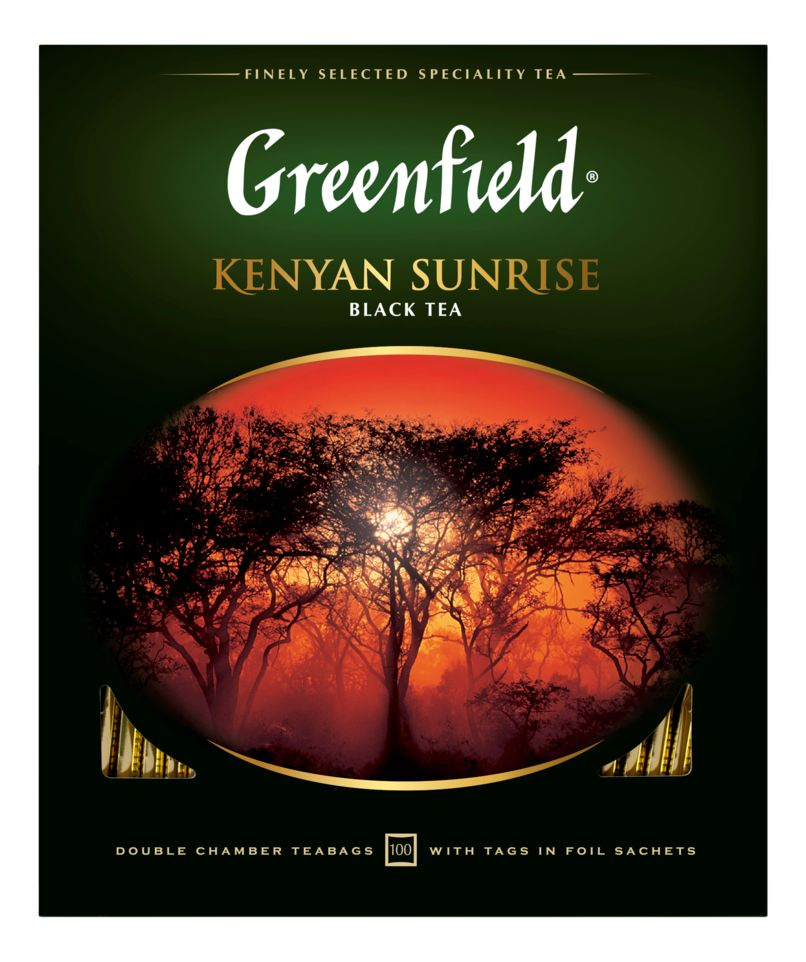 Чай Greenfield Kenyan Sunrise черный (2г х 100шт), 200г #1