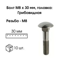 Мебельный болт m8 z8