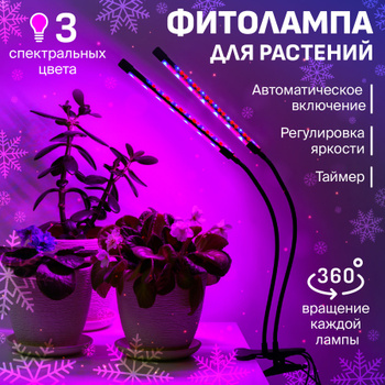 Светодиодная фитолента для подсветки растений 3к1
