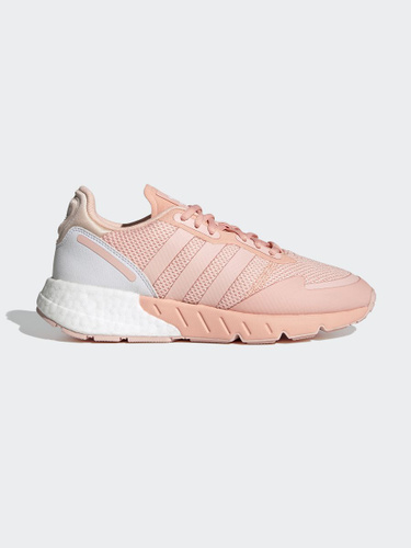 Adidas black & rose 2025 gold zx flux ladies trainers