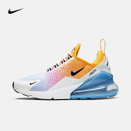 Nike air max 270 university shop gold black university blue psychic pink