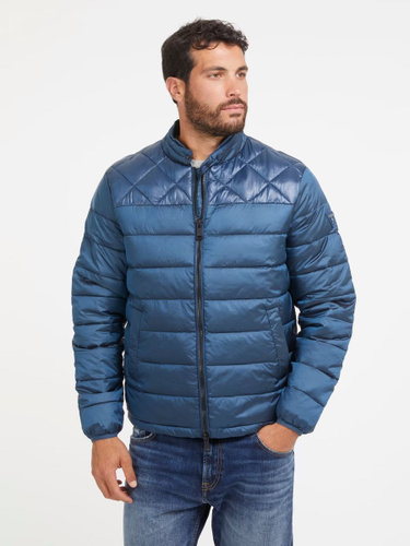 Guess denim sale puffer jacket