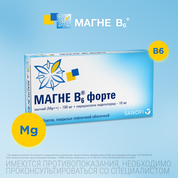 Магний в6 форте картинки