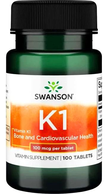 Vitamin K-1 100 mcg 100 tabs / Витамин К-1, 100 мкг 100 таблеток ...