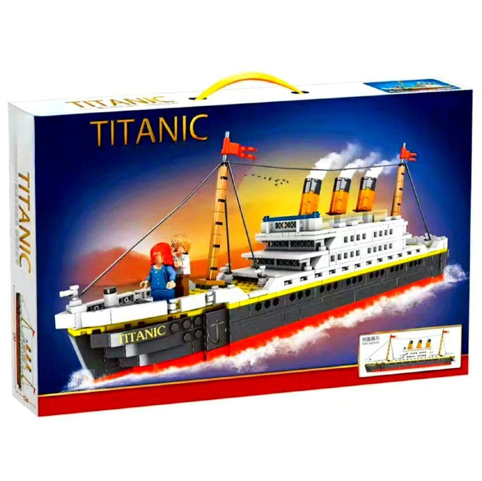Конструктор "Титаник" Детали:586 Фигурки:2 для Девочек и Мальчиков ...