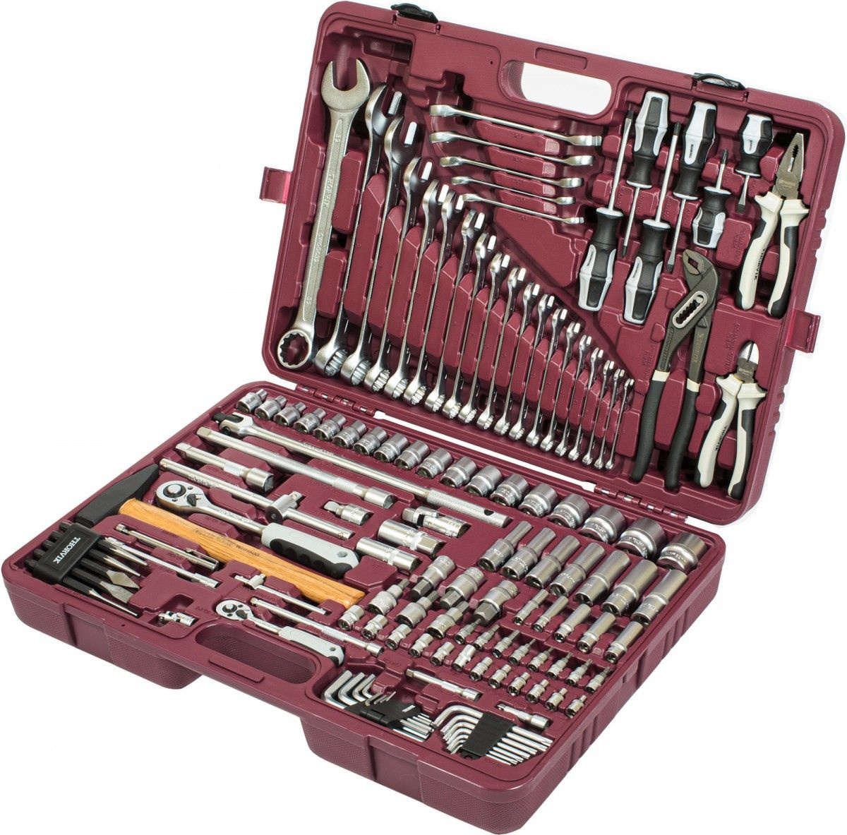 Набор профессиональных инструментов универсальный THORVIK UTS0128, 128 ...