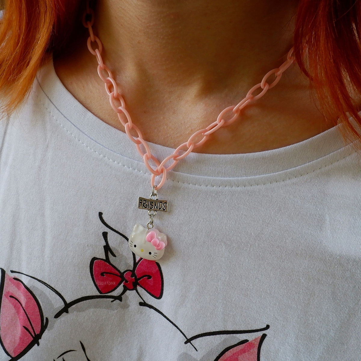 Кулон Подвеска Hello Kitty Friends Хэлло Китти 24см 1шт. В подарочной ...