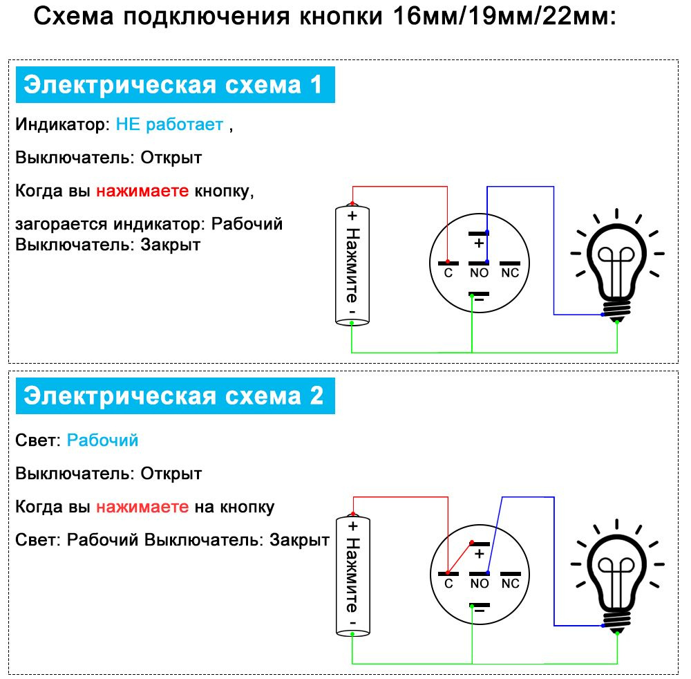 Выключатель DIANQI, клавиш 1 шт- купить с доставкой по выгодным ценам в ...