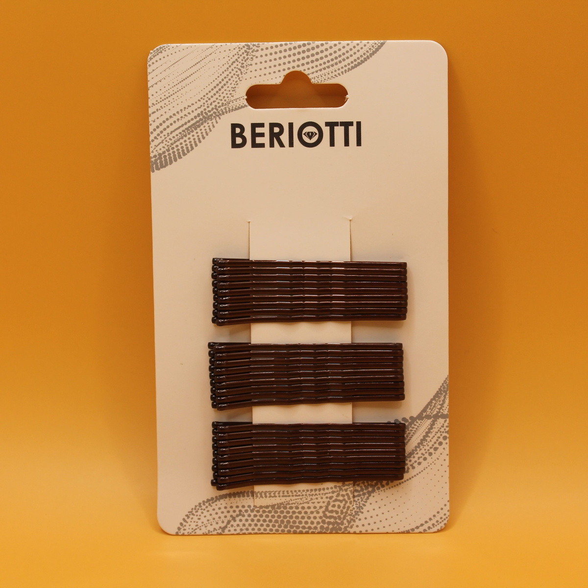 Невидимки для волос Beriotti - натуральный коричневый