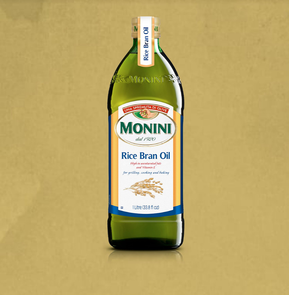 Масло рисовое Monini Bran Oil, рафинированное, 500 мл - купить с ...