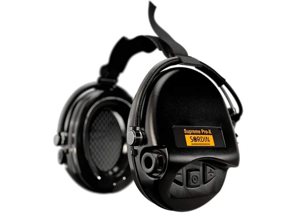 Наушники активные MSA Sordin Supreme Pro-X Neckband, чёрные, черный, фото 3