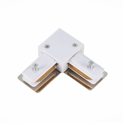 Коннектор угловой ST LUCE цвет белый Однофазная трековая система BASE , ST002.529.00