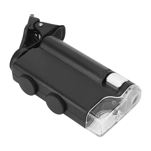 Портативный клипсовый микроскоп 60-100x с LED подсветкой, лупа для наблюдения, крепится на любую пов