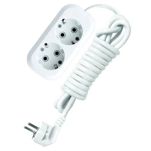 UNIVersal, Удлинитель сетевой 2 метра, 2 гнезда, с заземлением, У10