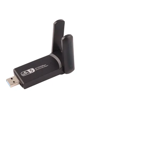 Wi-Fi адаптер USB 3.0, 1300 Мбит/с, двухдиапазонный 2.4 ГГц и 5.8 ГГц, для ПК и ноутбука, миниатюрны